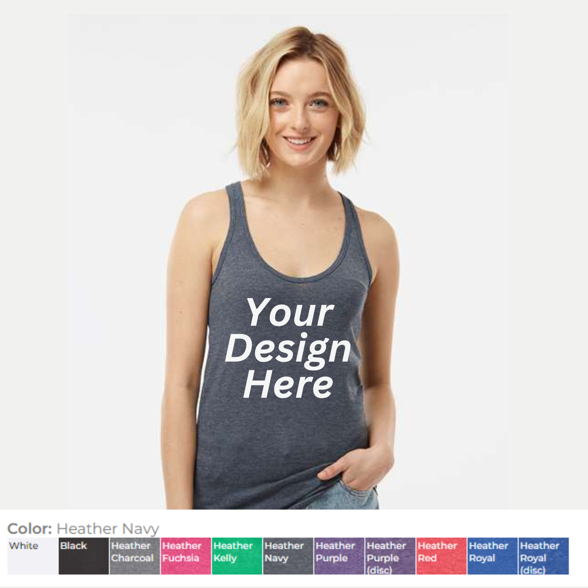 Women's Custom Racerback Tank Top